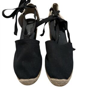 Black Viscata Espadrille Flats